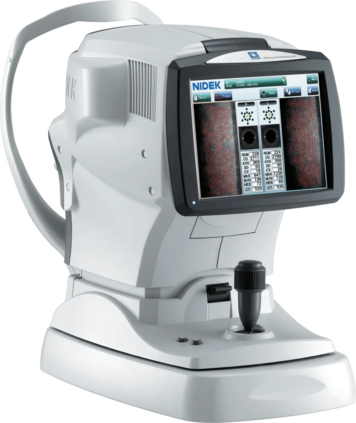 Microscopia Especular — Nidek CEM-530 — Drudi e Almeida