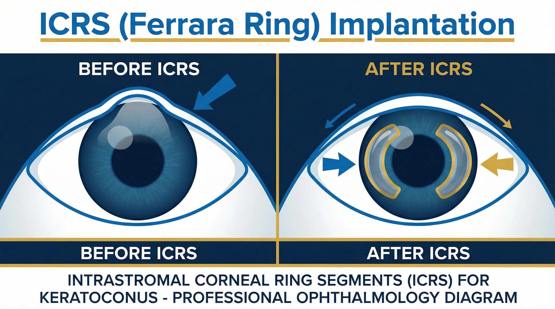Anel de Ferrara (Intrastromal) — tratamento de ceratocone