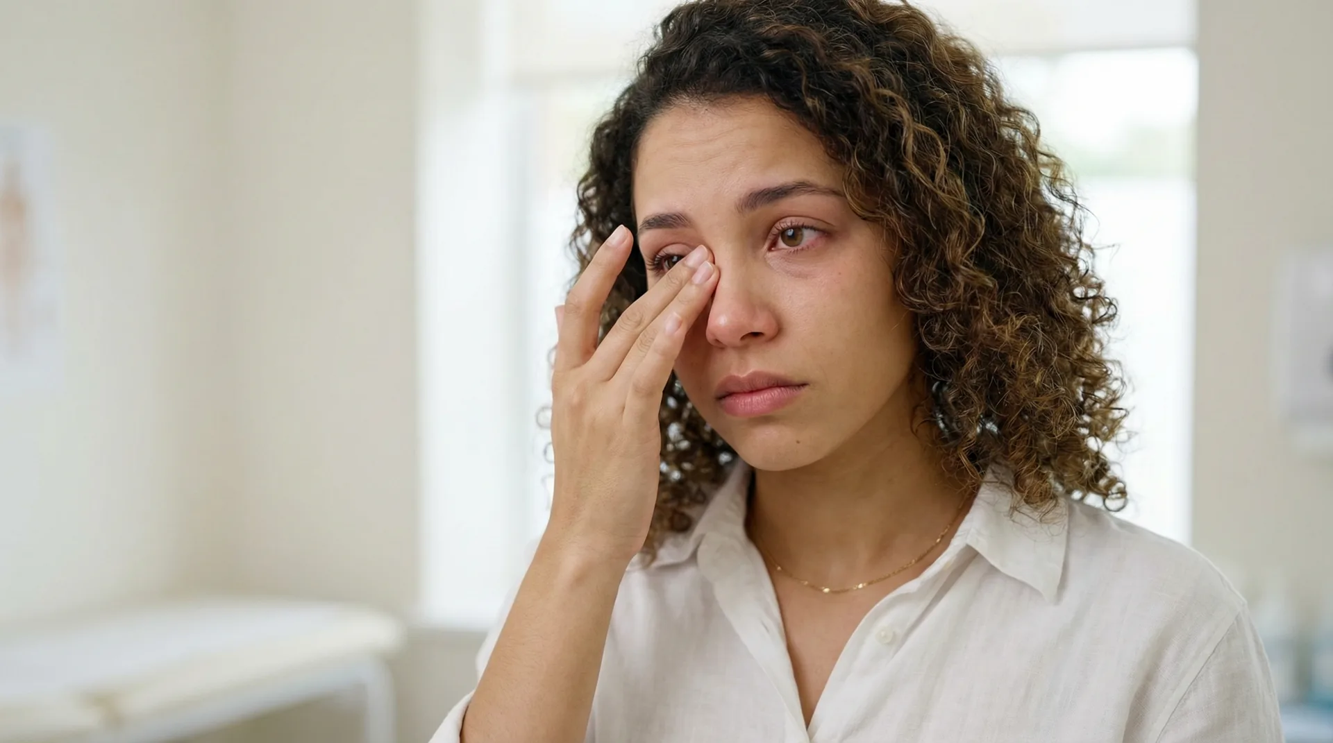 Coceira frequente nos olhos — sintoma de ceratocone