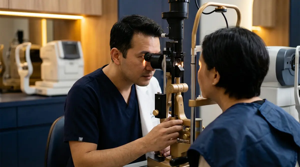 Perda central da visão — sintoma de doença da retina