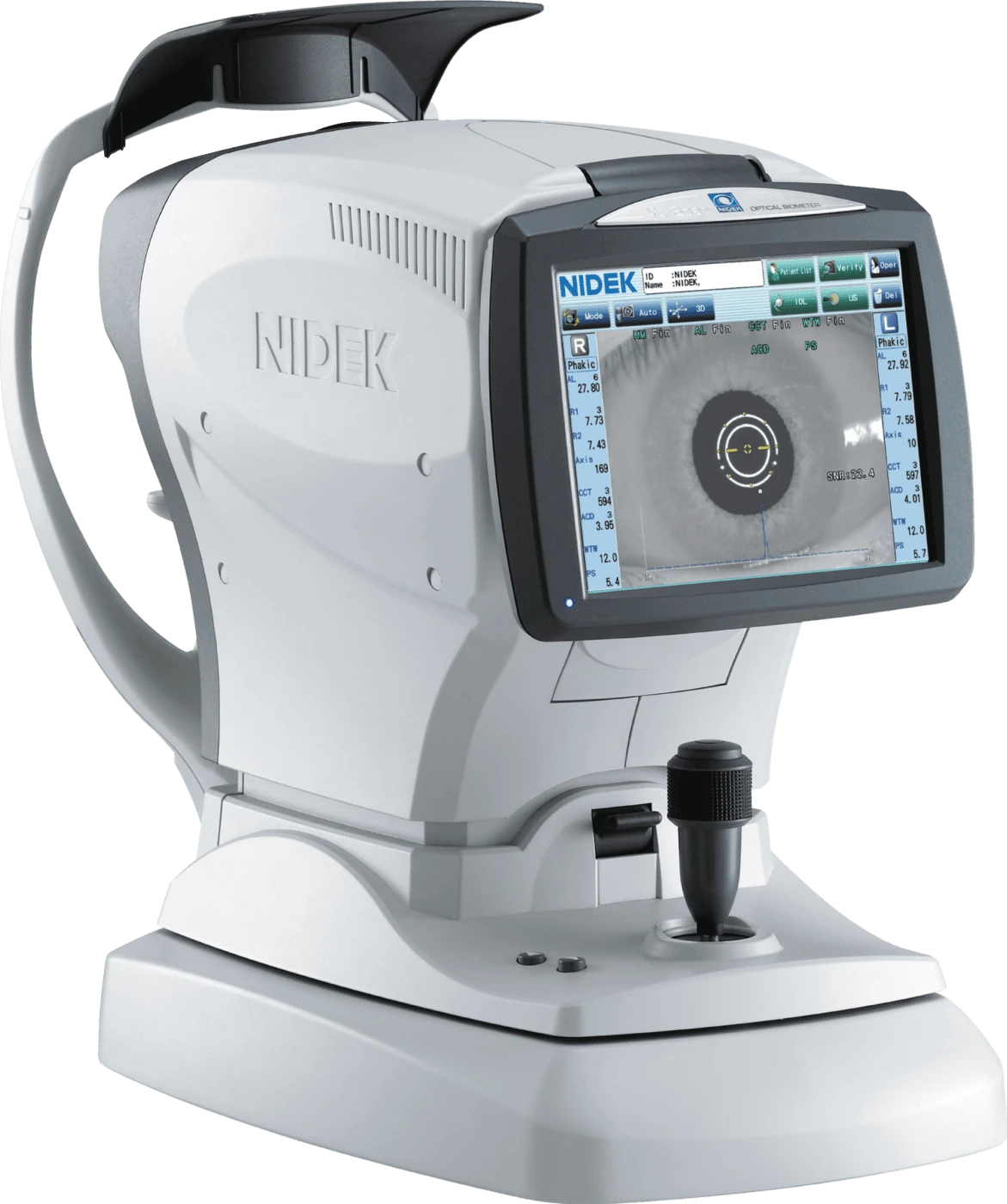 Biometria Óptica — Nidek AL-Scan — Drudi e Almeida